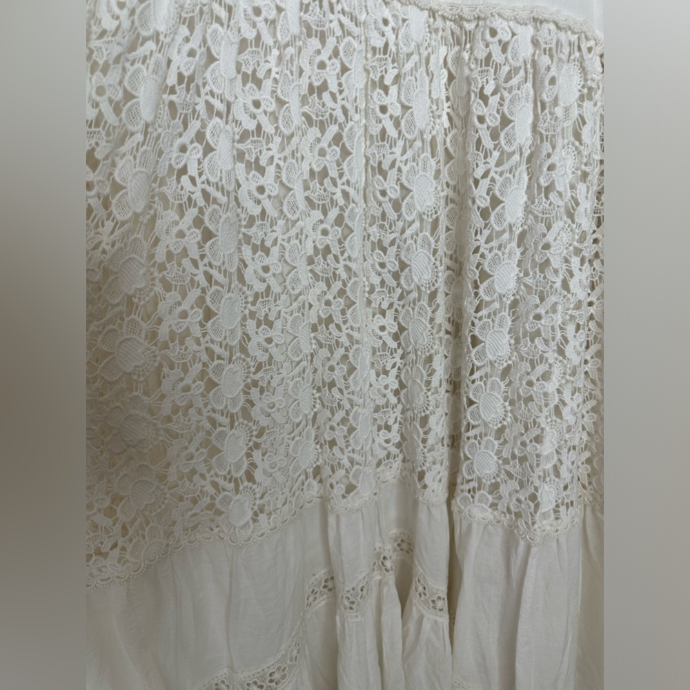 Stunning vintage inspired woman's white crochet dress new with tags - Picture 10 of 12